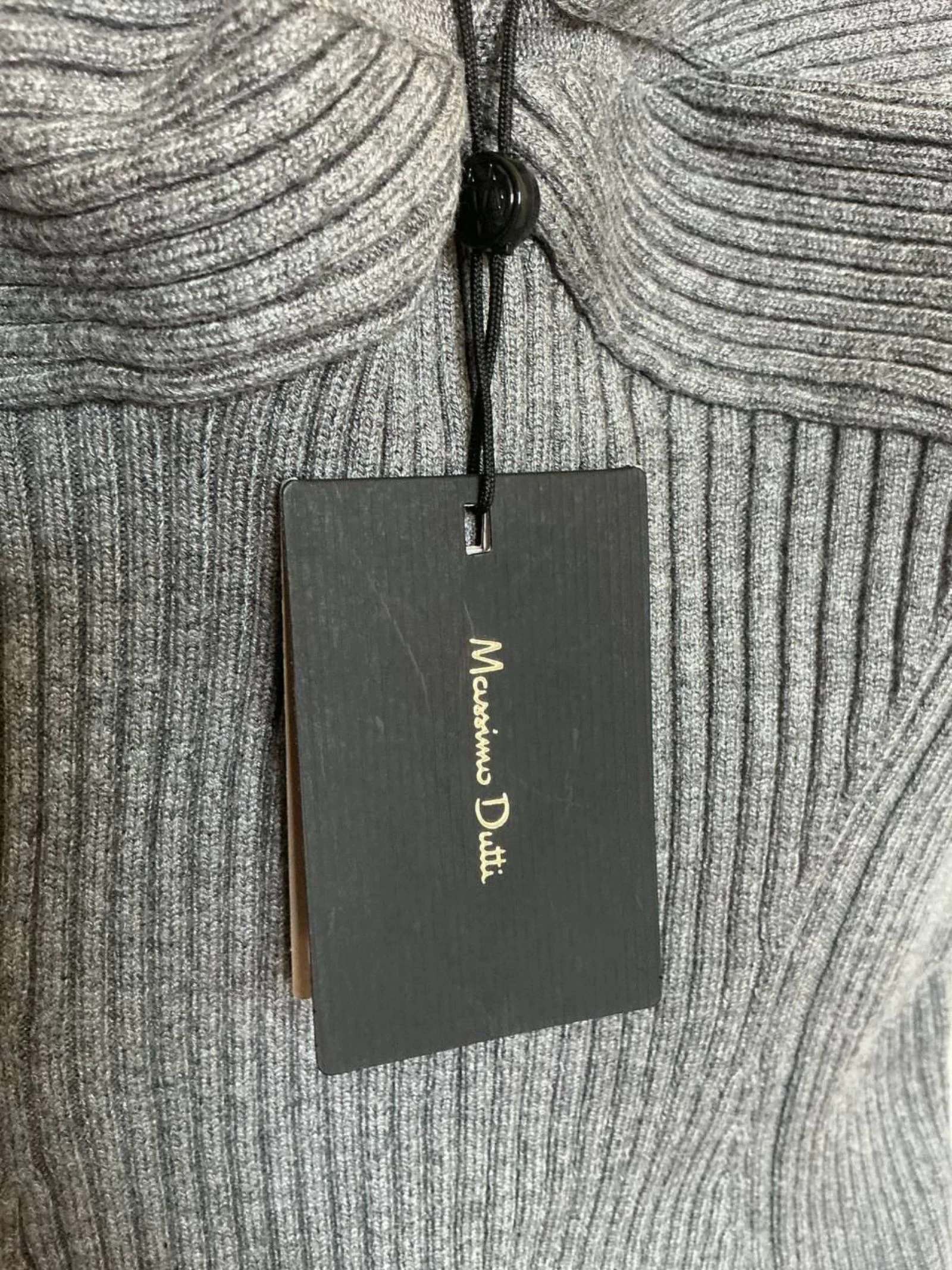 Massimo Dutti Women's Grey Top Size 40 – photo 2